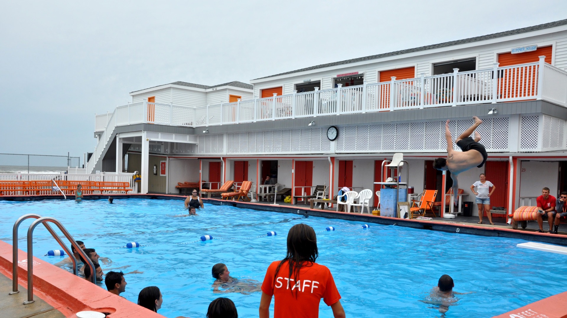 Upper Pool Cabanas Sunny Atlantic Beach Club